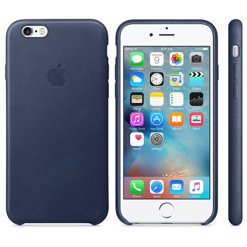 APPLE COVER IN PELLE iPhone 6/6S BLU NOTTE